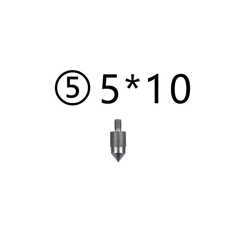 1PC Shaped Probe Dial Test Indicator M2.5 Thread T-type Cone Ball Dial Indicator Contact Point Measuring accessories: Y5