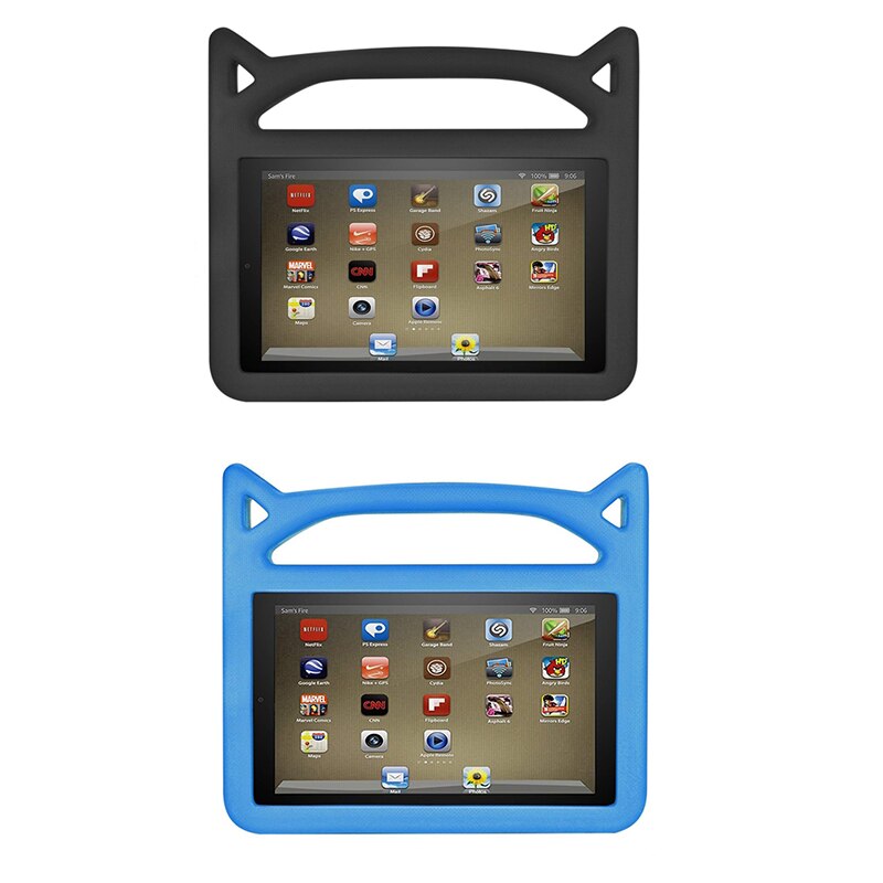 All Kids Case for 7 Inch Tablet - Kid-Proof Handle Protective Cover with Built-In Stand for 7 Inch Display Tablet