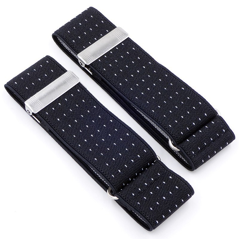 1 Pair Men Women Shirt Sleeve Holders Adjustable Armband Elasticated Sleeve Garters Accessories Business Sleeve Cuffs: 05