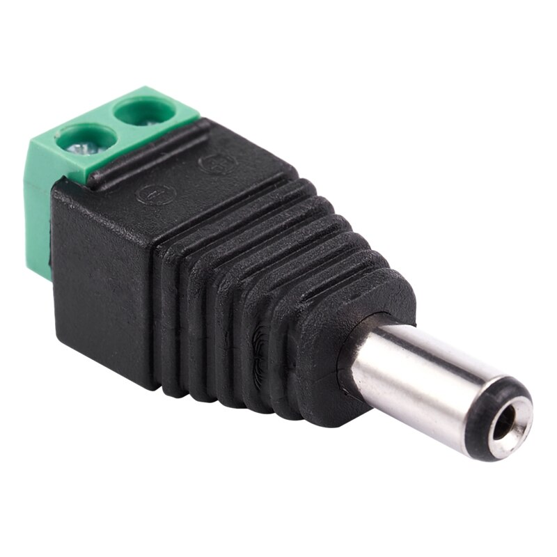 2.1 x 5.5mm DC Power Male Plug Jack Adapter Connector for CCTV Camera