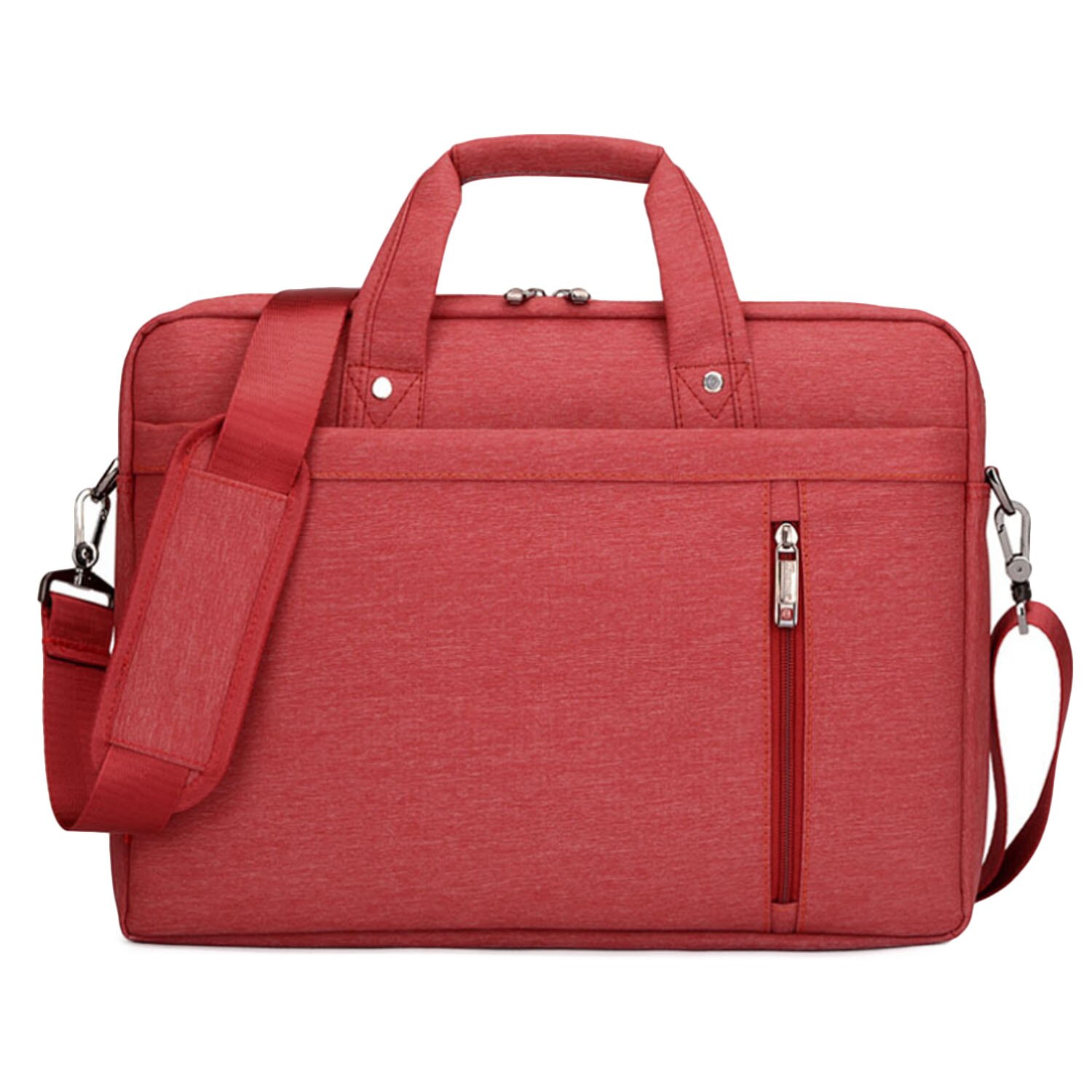 Besegad Tragbare Laptop Fall Abdeckung Tragen Handtasche Schulter Tasche Sleeve für Apple Macbook Universal Notebook Tasche 13 15,6 17,3 zoll: Red / 17.3inch