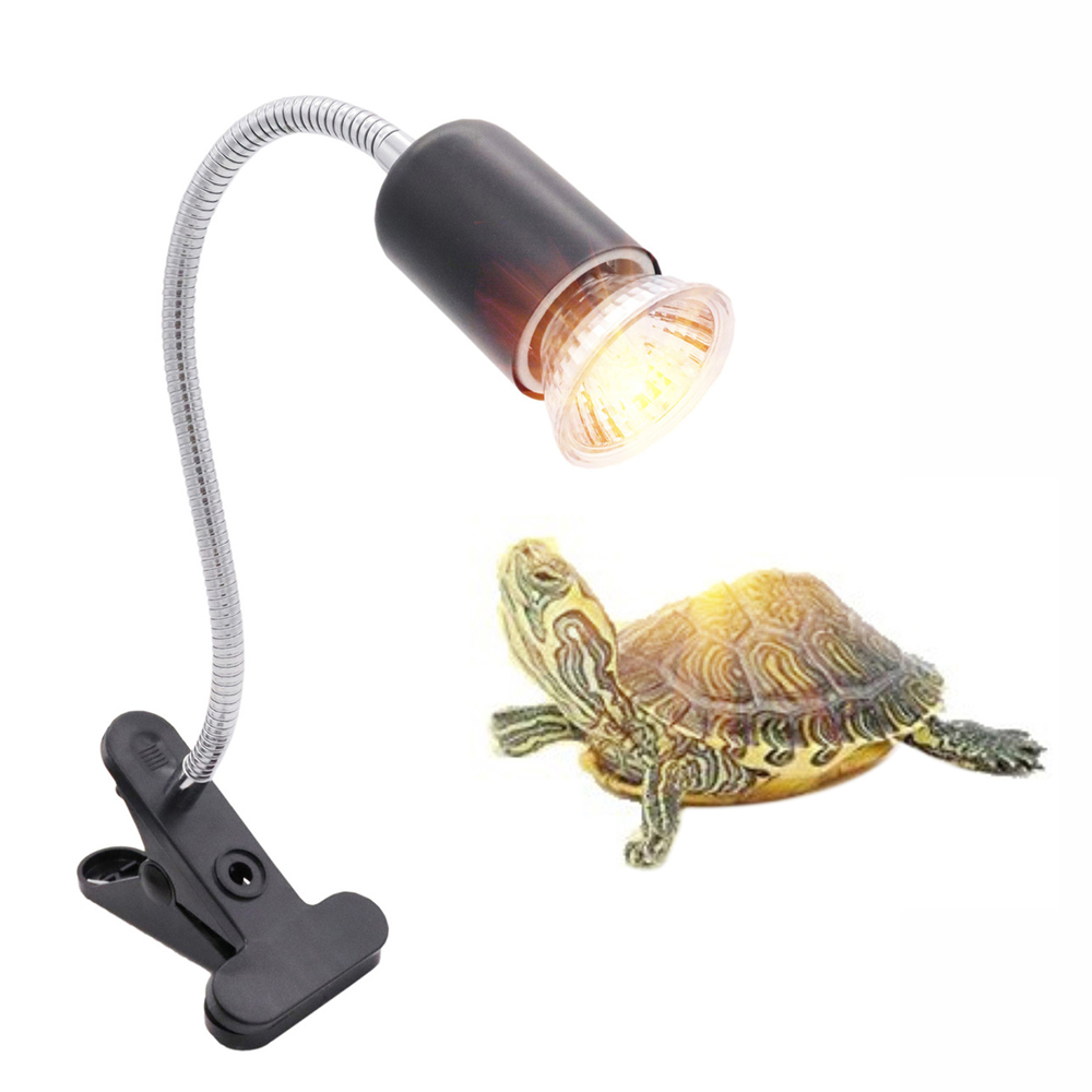25/50/75W UVA+UVB 3.0 Reptile Lamp Bulb Turtle Basking UV Light Bulbs Heating Lamp Amphibians Lizards Temperature Controller