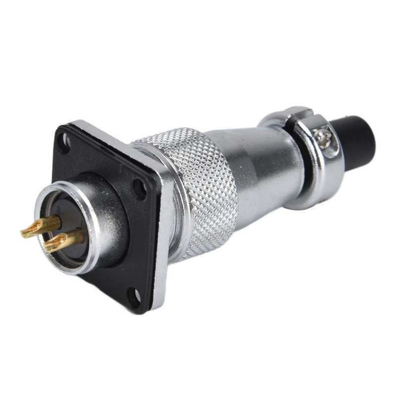 WS16 Aviation Connector 2 Pin Aviation Connector Waterproof AC 500V for Post
