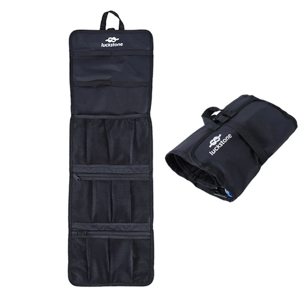 Rock Climbing Storage Bag Gear Equipment Organized Storage Bag Carabiner Organized Bag: blackish green