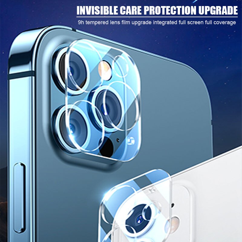 Full Cover Camera Lens Glass For iPhone 13 12 Pro Max 12 11 Screen Protector For iPhone 13 12 Mini 11 Pro Protective Glass