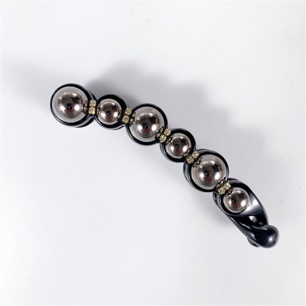 1Pc Parels Haarspelden Haar Clips Sieraden Banaan Clips Hoofddeksels Vrouwen Haarspelden Meisje Paardenstaart Haarspeldjes Haarspelden Accessoires: 4