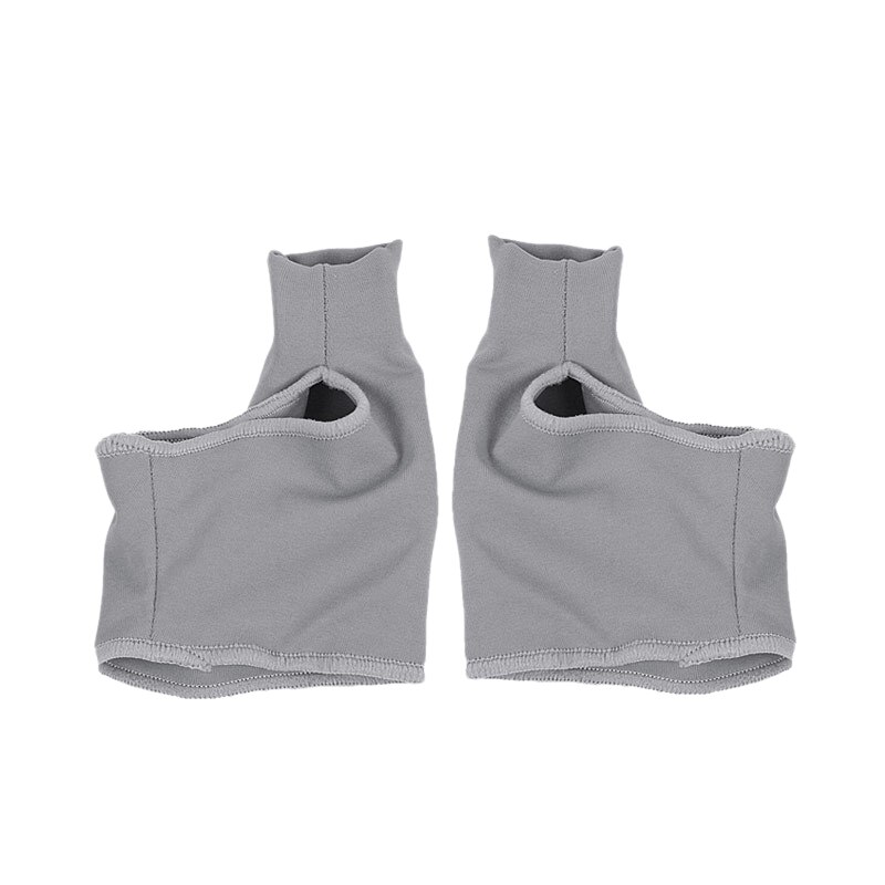 2 stk/sæt tåseparator hallux valgus knyst korrigerende orthotics fødder knogle tommelfinger justering korrektion pedicure strømpe glattejern: Grå l