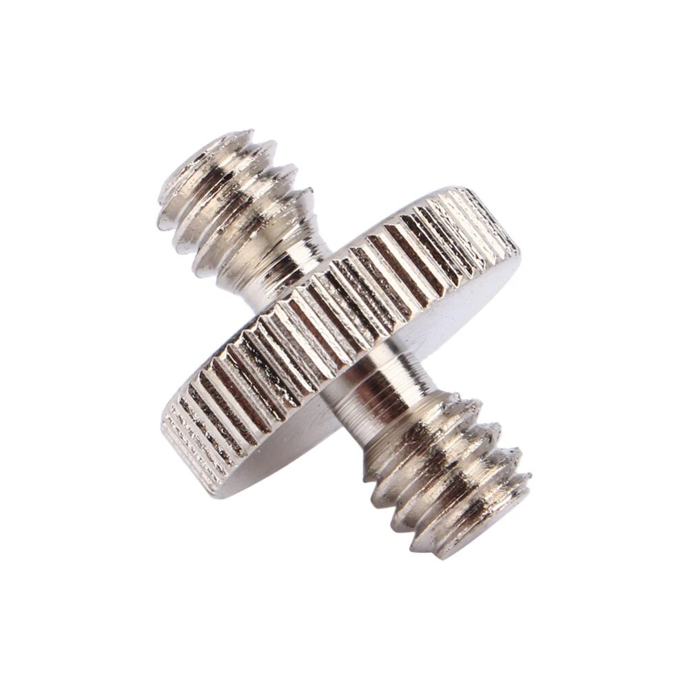 50 stücke 1/4 "-1/4" Schraube Männlich zu Männlich Metall Adapter 1/4 "Gewinde zu 1/4" gewinde Schraube Foto Studio Zubehör