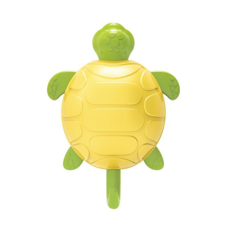 1Pc Schildpad Adhesive Haken Muur Multifunctionele Haak Sterke Zelfklevende Deur Muur Hangers Keuken Magic Hoom Accessoires: green