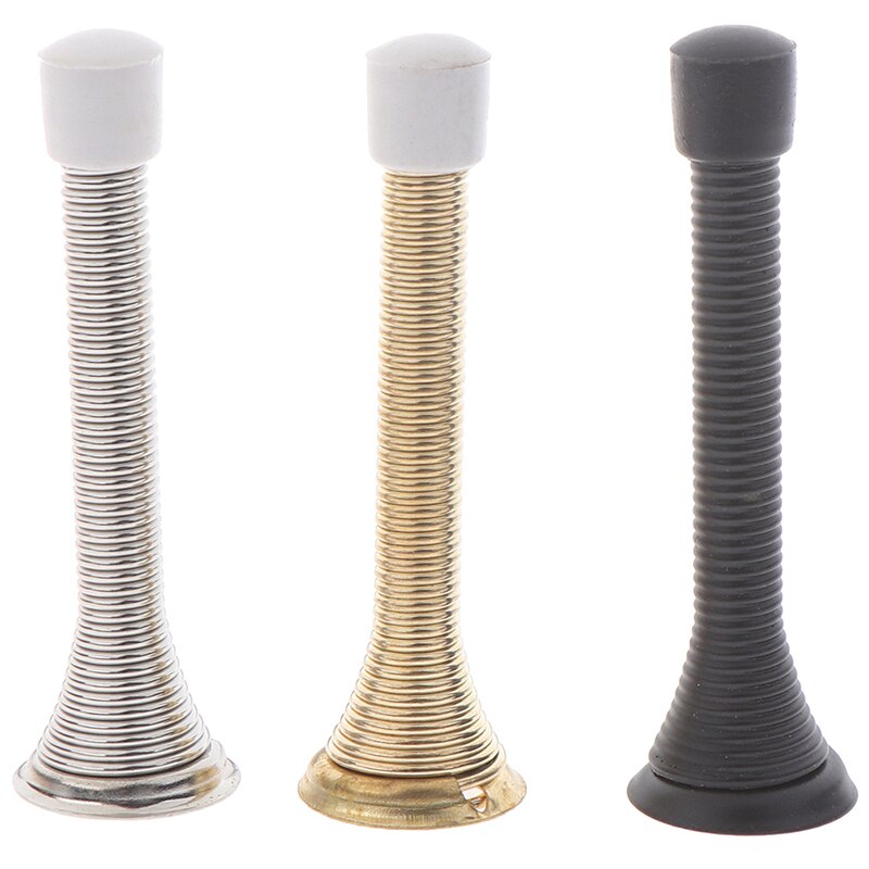 1 stuk 85mm rubberen doppen metalen deurstoppers veerstopper muurdeurstopper