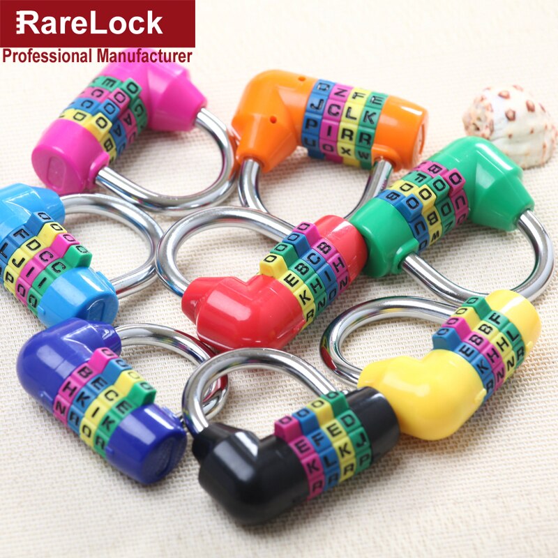 Kłódka kombinowana 4 kod blokada hasła robić torby na siłownię szafka na biżuterię DIY sprzęt MMS35 Rarelock C