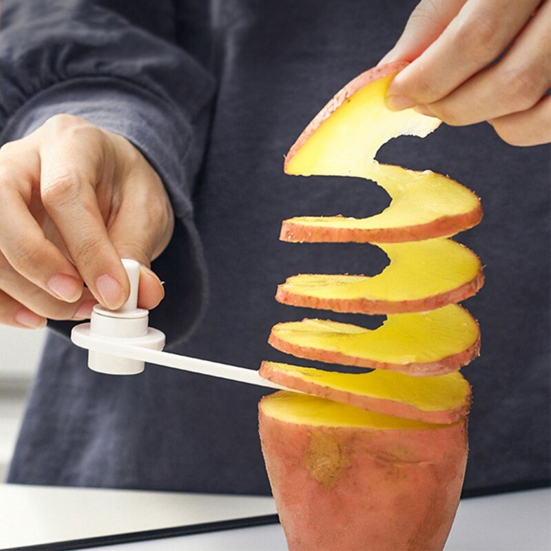 Manual Potato Spiral Slicer Hand Cucumber Cutter Carrot Spiralizer Spiral Salad Chopper Tools Kitchen Gadgets Accessories