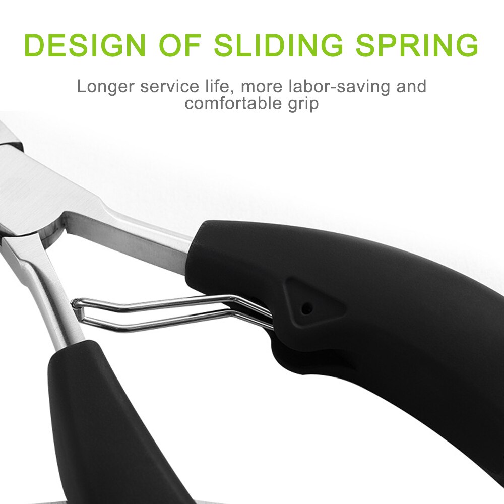 Pinzas para cortar las uñas de los dedos, fórceps para cortar las cutículas, instrumentos de cuidado de los pies para manicura y pedicura