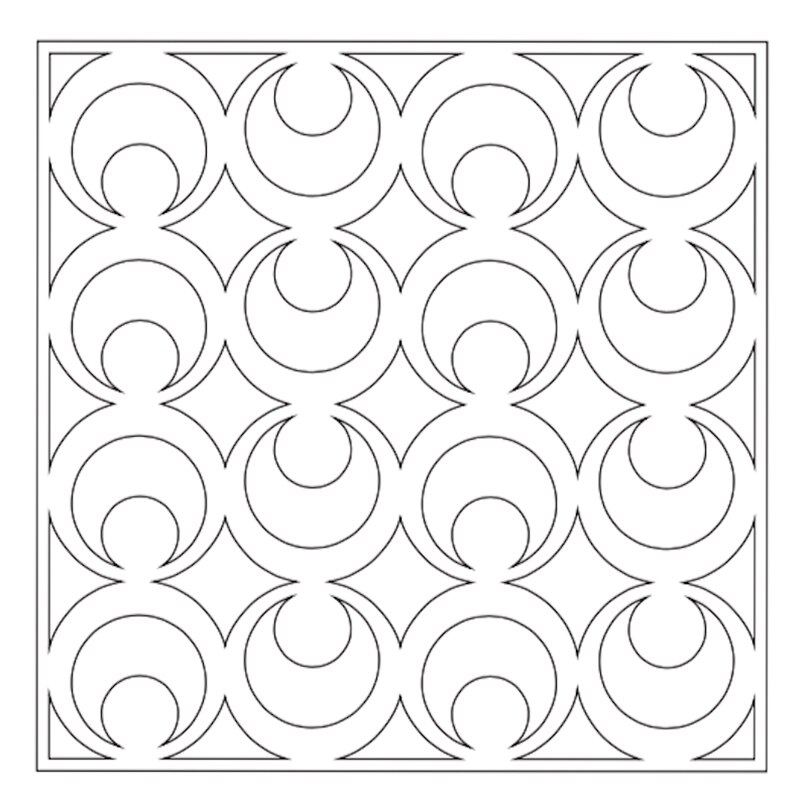 Circle Bubble Plastic Stencil For DIY Scrapbooking Decorative Embossing DIY Card Craft Template Plastic Templates Drawing Sheet