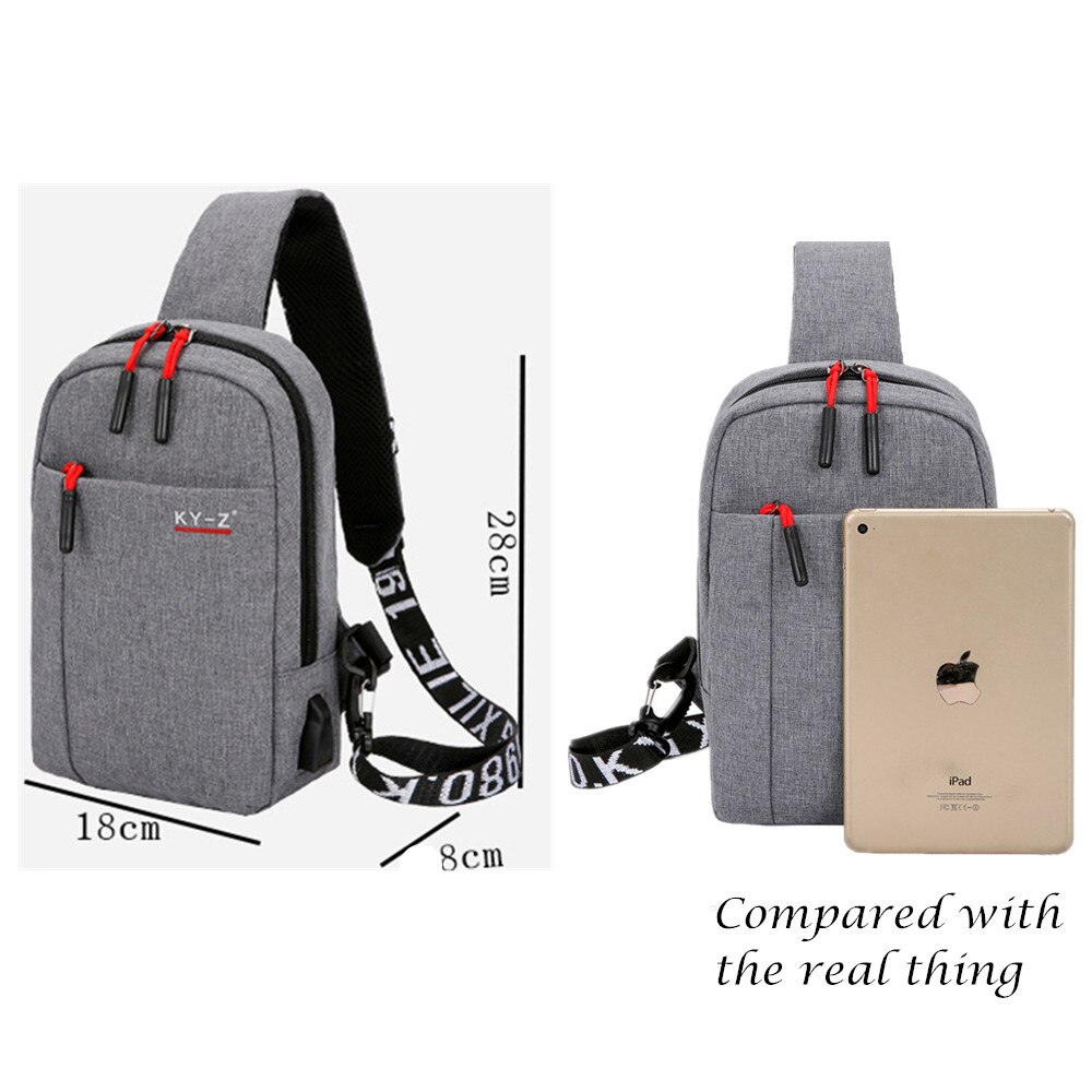 Veelzijdige outdoor vrijetijdstas voor heren, schoudertas, crossbody tas 28*18*8cm