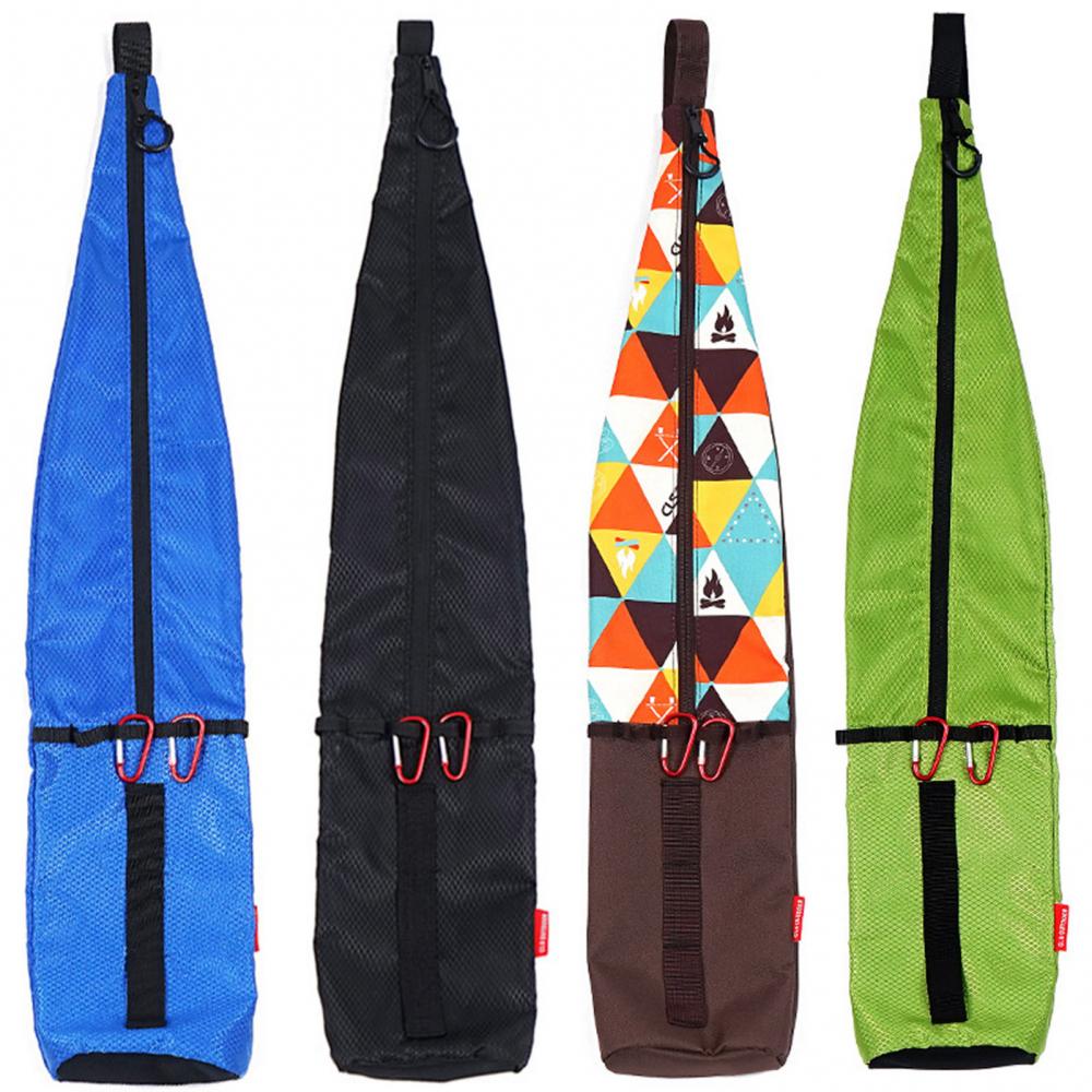 Trekking Pole Waterproof Rucksack Hiking Stick Carry Bag Portable Crutch Storage Bag Fishing Rod Pouch for Climbing