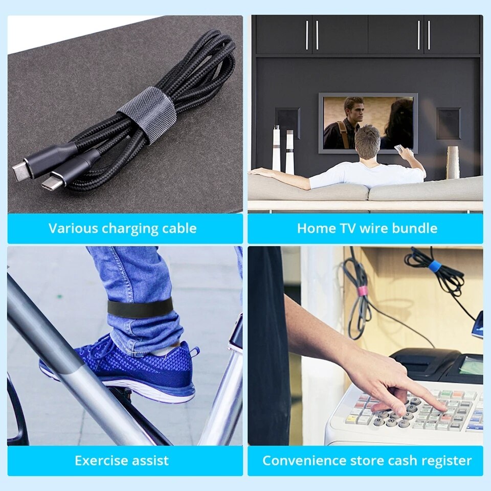 Soporte de correa para caña de pescar, 1 rollo, tirantes, gancho de sujeción, lazos de lazo, flejado de Velcro, dispositivo de pesca al aire libre