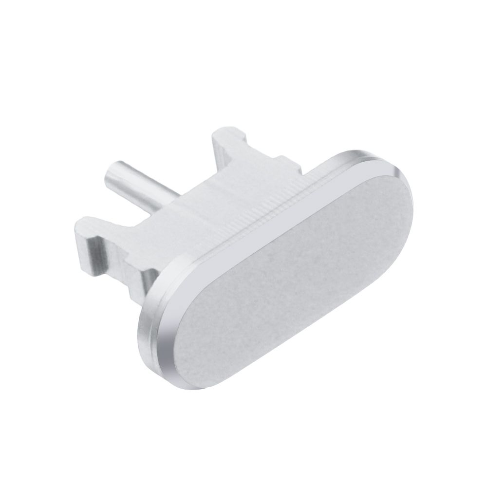 Slijtvaste Anti Stof Plug Voor Iphone 12 11 Pro Max X Xr Max 8 7 6S Plus charger Port Blok Metal Stopper Stofdicht Cover: silver