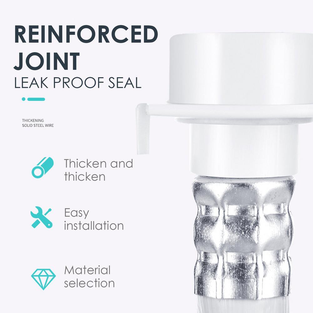 1.5/3/5M Flexible Universal Water Inlet Extension Pipe Hose For Automatic Washing Machine Faucet Bathroom Accessories