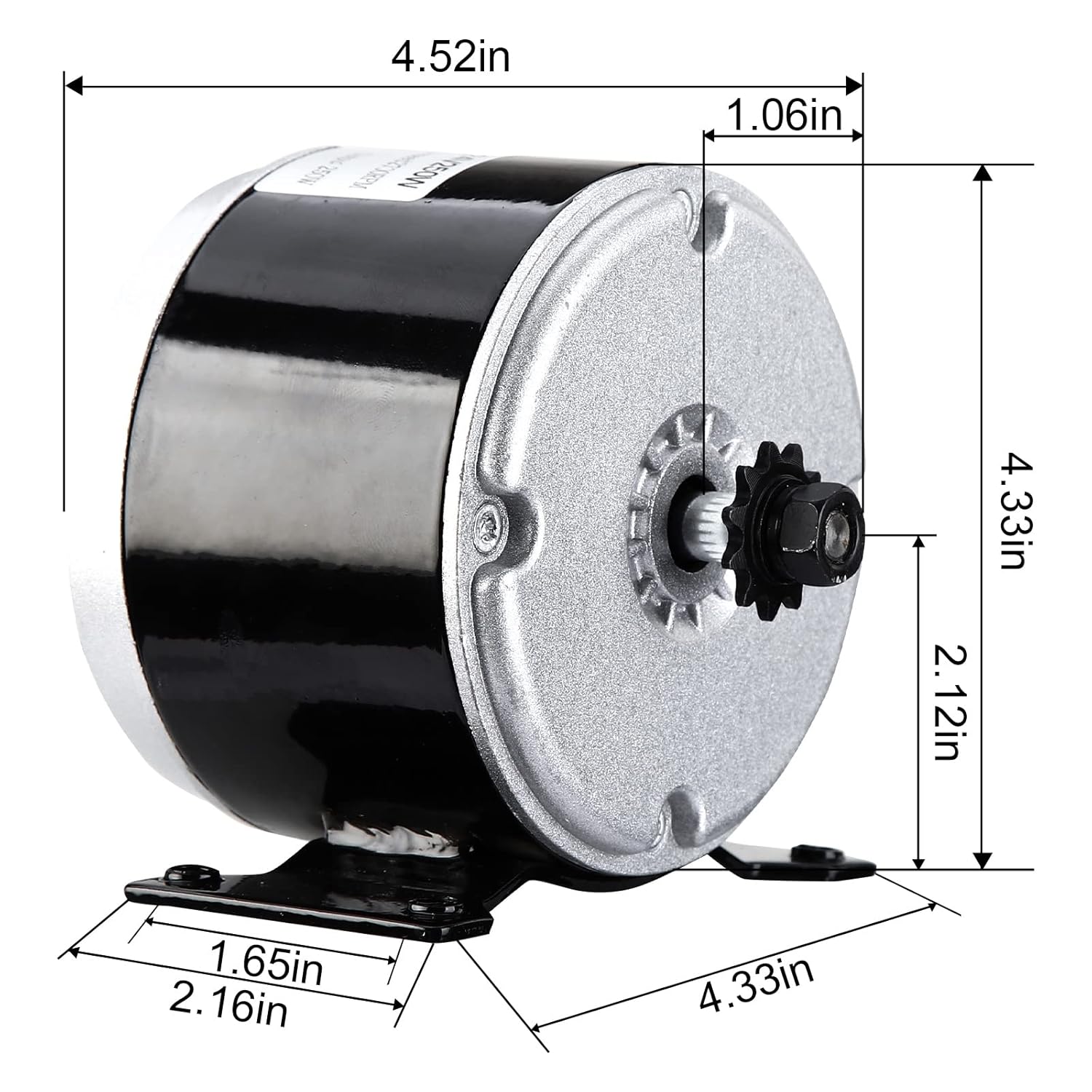 12V 24V 36V DC 350W Geborsteld Permanente Magneet Elektrische Motor Generator Kleine Elektrische Scooter 3000 RPM Drive Snelheidsregeling