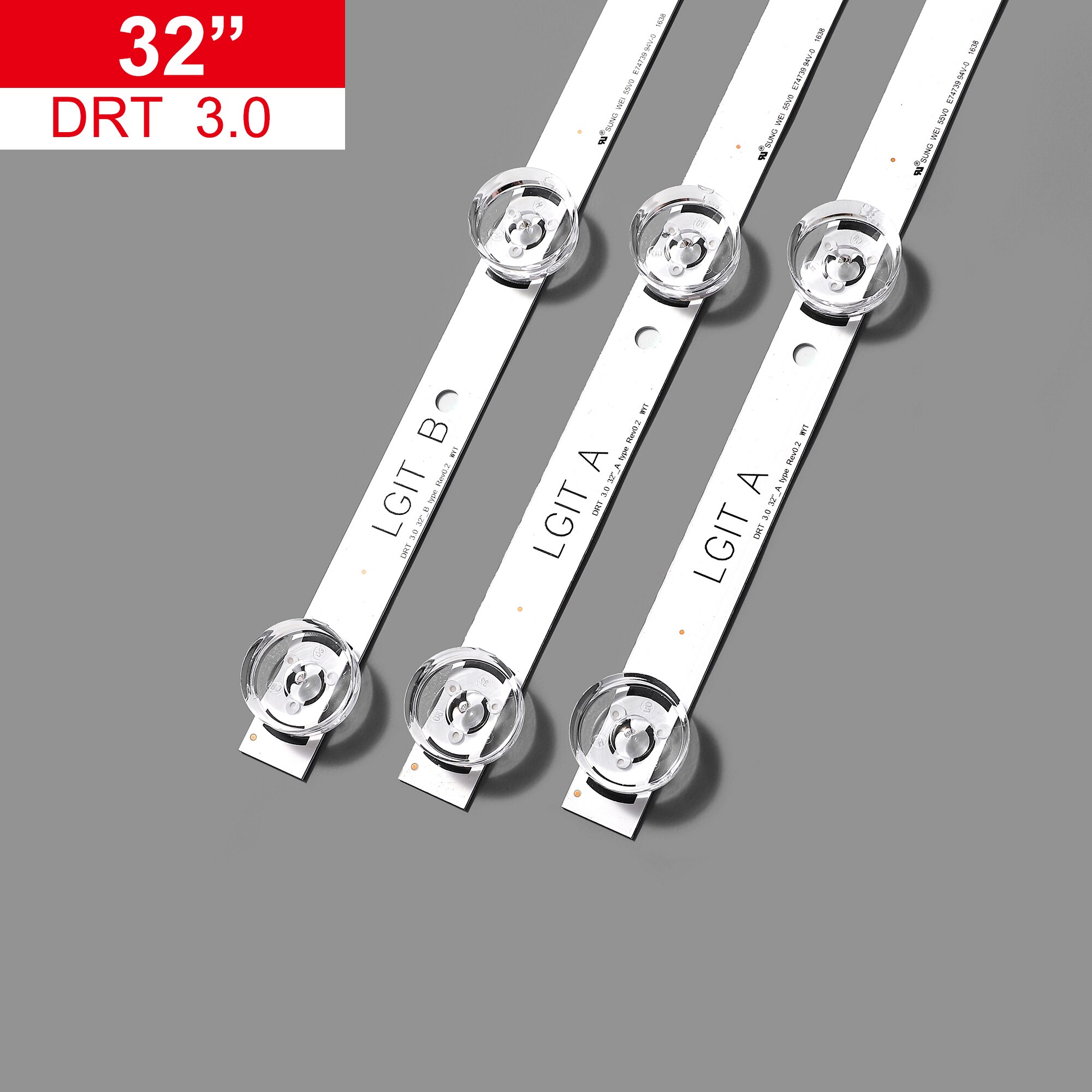 Tira de luces LED, accesorio para LG 32 &quot;LC320DUE 32LF5800 32LB5610 32LB561 32LB572 32LB570 32LB550B 32LB550 32LB580 32LB582 32LB5700, 6V, novedad