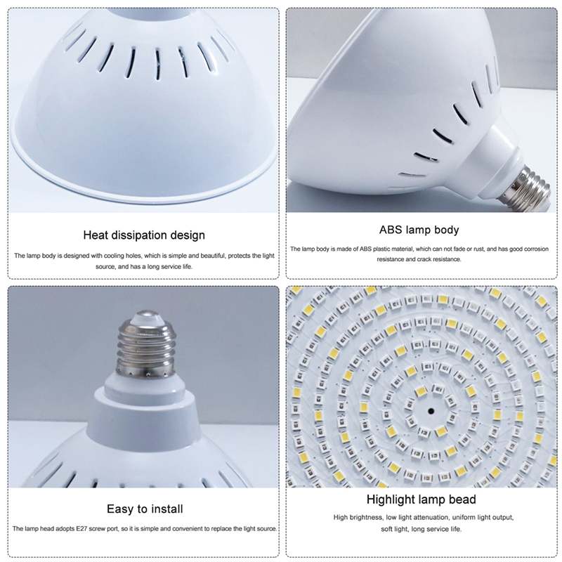 E26 E27 LED Swimming Pool Light 25W 35W Hayward Spotlight RGB IP68 250LEDs Underwater Light AC12V/120V Multicolor White Lighting