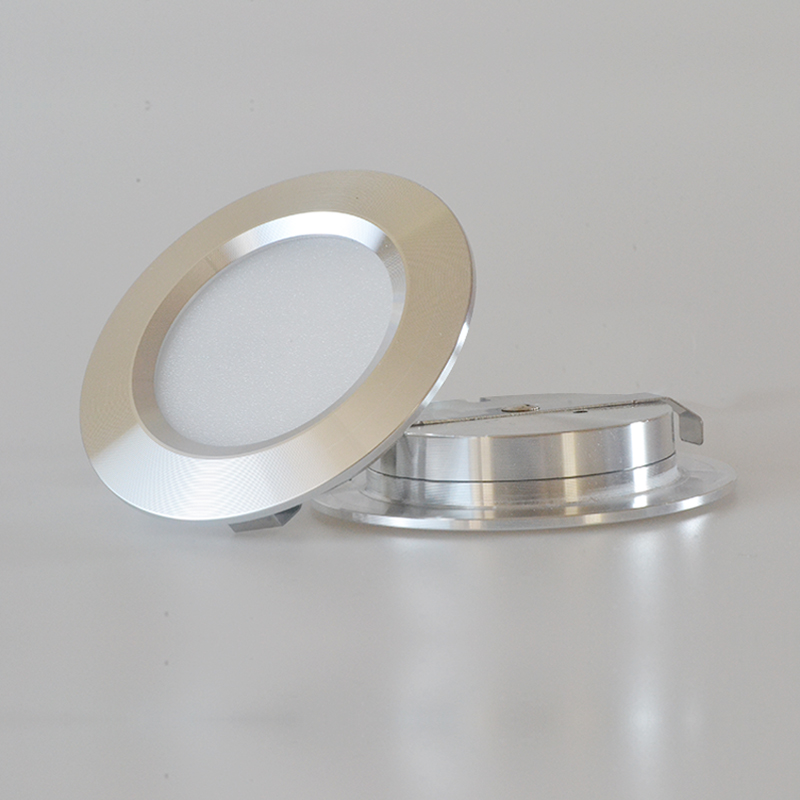 LED Mini Spotlight Outdoor IP65 Waterproof 12V 5W 3W 7W Bathroom Ceiling Hidden Downlight Ultra-thin Spotlight Cabinet Light: Warm White / 3w / Light Grey