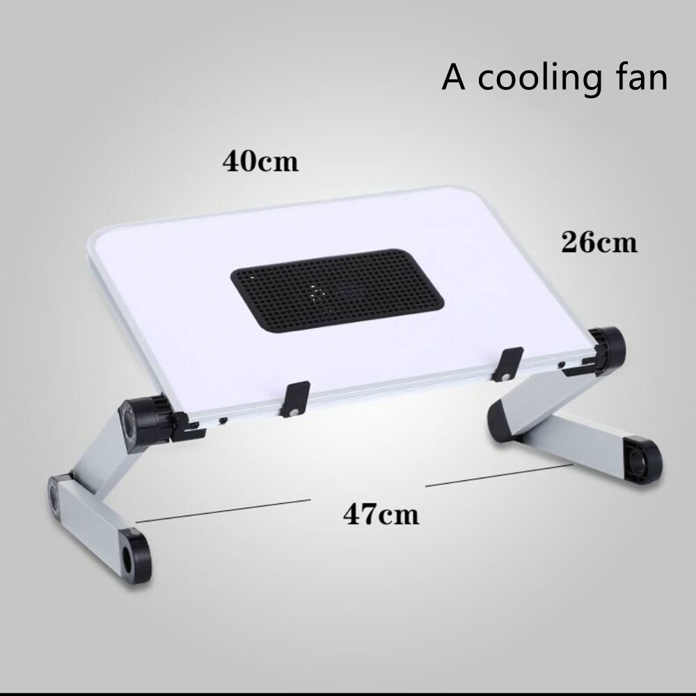 360 Degree Adjustable Computer Table Adjustable Ergonomic Laptop Stand Laptop Desk for Bed Living Room Book Stand: 1