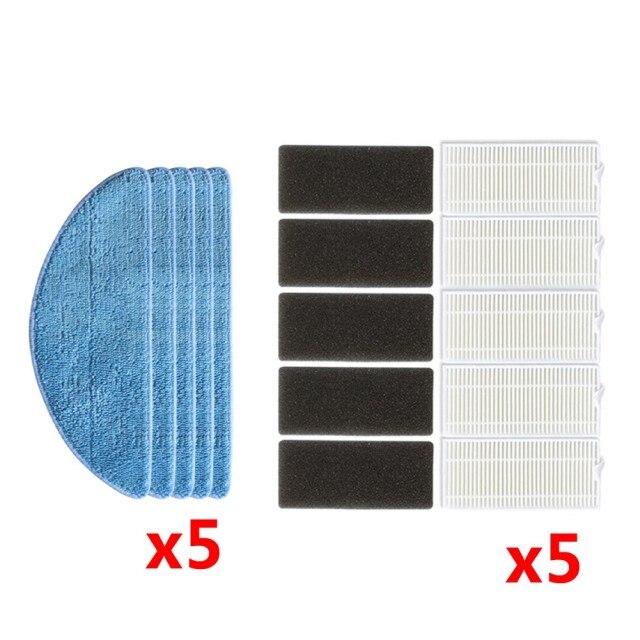 Kit d'accessoires pour aspirateur Robot IKOHS Netbot S15, filtre, brosse principale, accessoires de nettoyage ménager pour la maison: D
