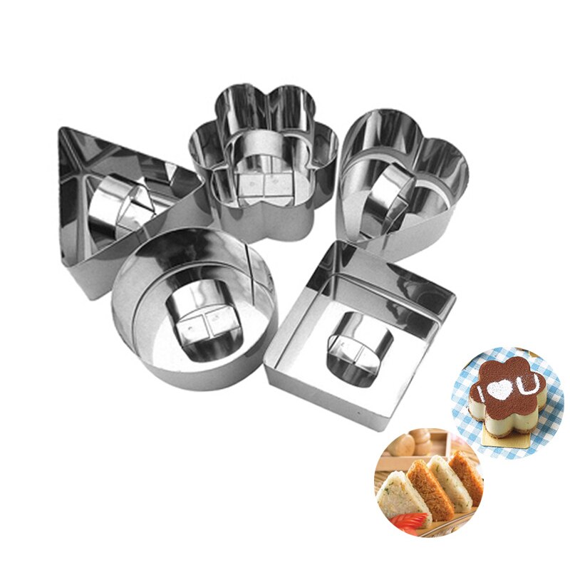 5 stk kagemousse ost bagering cupcake kage form småkager udstikker pandekager ris salat dessert koge ring form