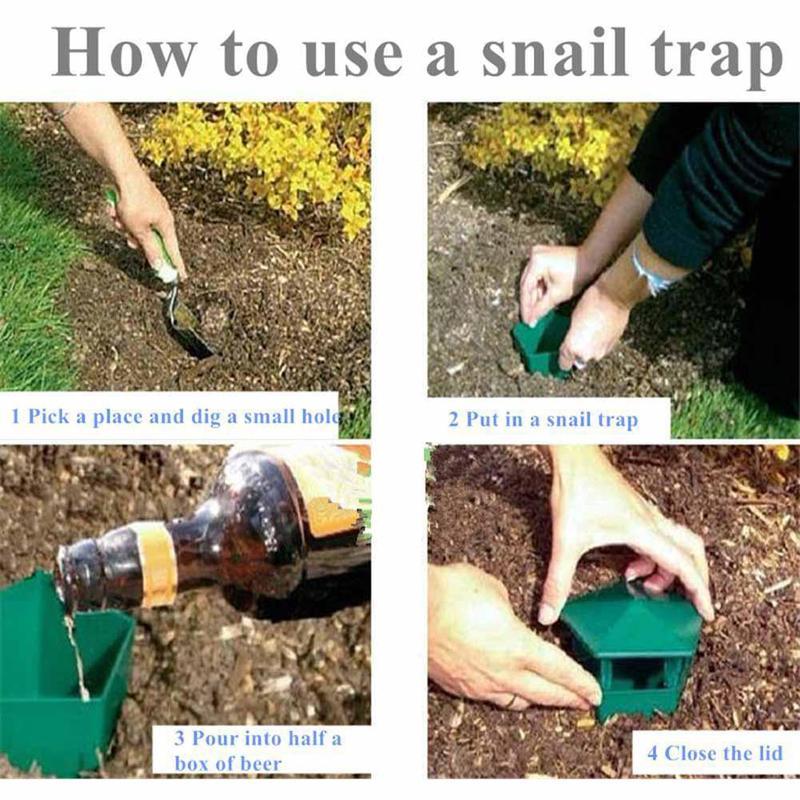 1/5/10Stck Schnecke Fänger Schnecke KäFeige Umweltfreundliche Ablehnen Pest Köder Bahnhof Gintrap Werkzeug Ebene Schädlingsbekämpfer garten Bauernhof Schutz