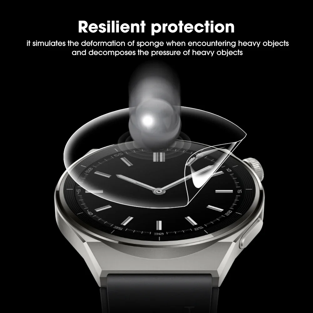 Weiche Hydrogel-Schutzfolie für Huawei Uhr GT 4 3 GT2 41/46/42/43 mm Displayschutzfolie für Huawei Huawai GT4 GT3 Profi GT CYBER