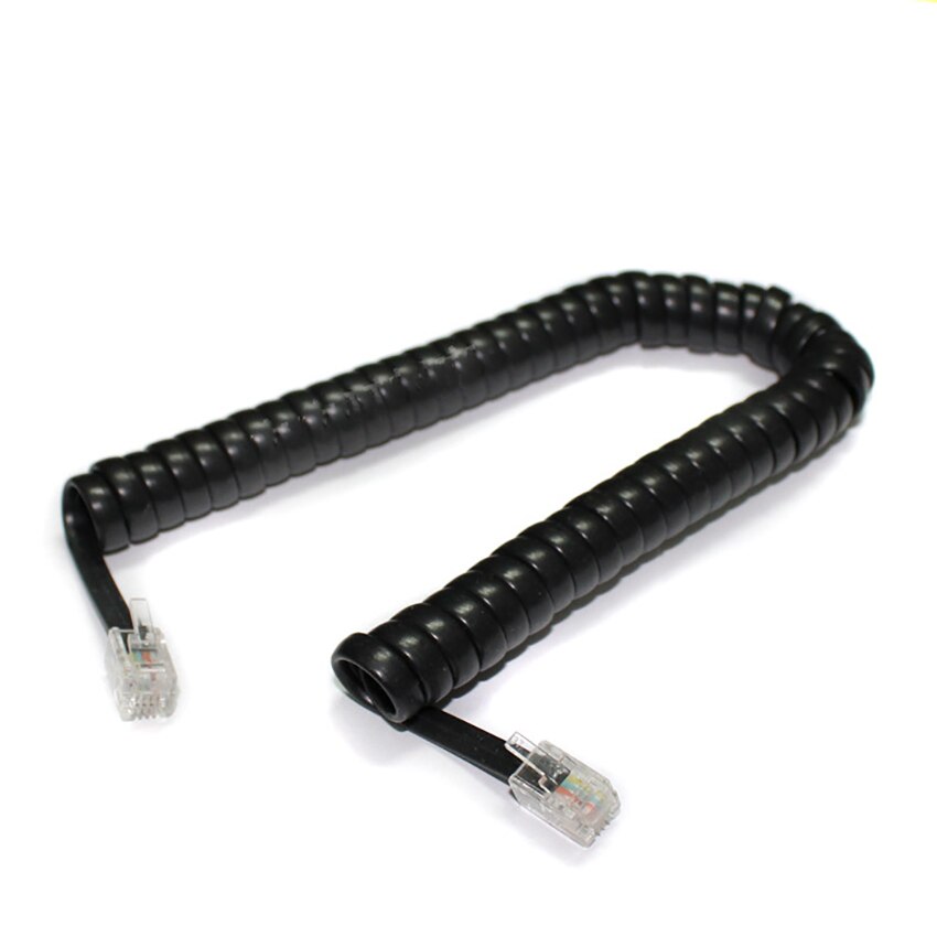 1PC Telephone Handset Cord, Universal Landline Phone Handset Cable 4P4C Telephone Handset Cable Cord Line Accessory