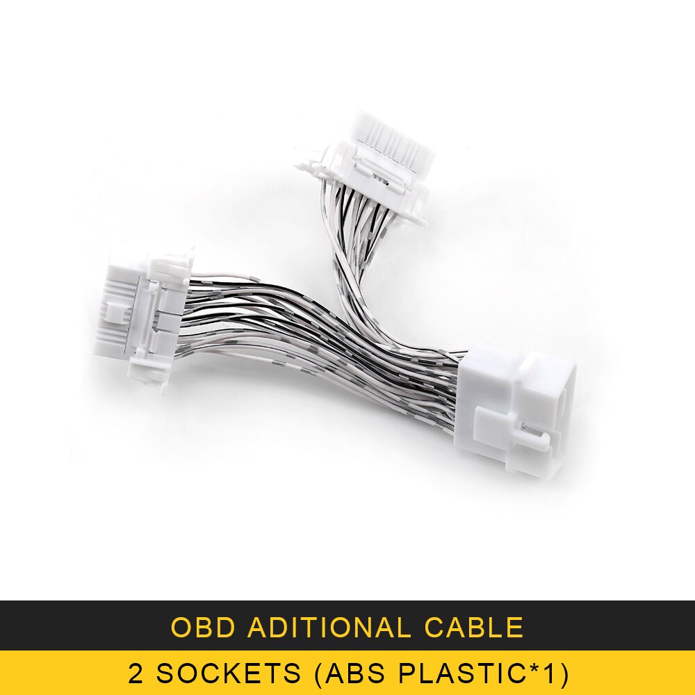 CarManGo para Nissan Patrol Y62 luz de freno interruptor de parada lámpara Repalces OBD Aditional Cable Auto partes accesorios de coche: 2 Sockets