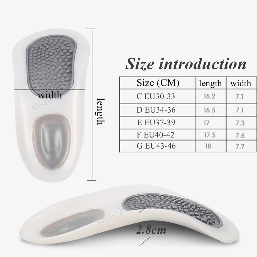 Semelles orthopédiques de soutien de la voûte plantaire pour hommes et femmes, coussinet de soins pour la douleur au talon, jambes XO, Varus, fasciite plantaire