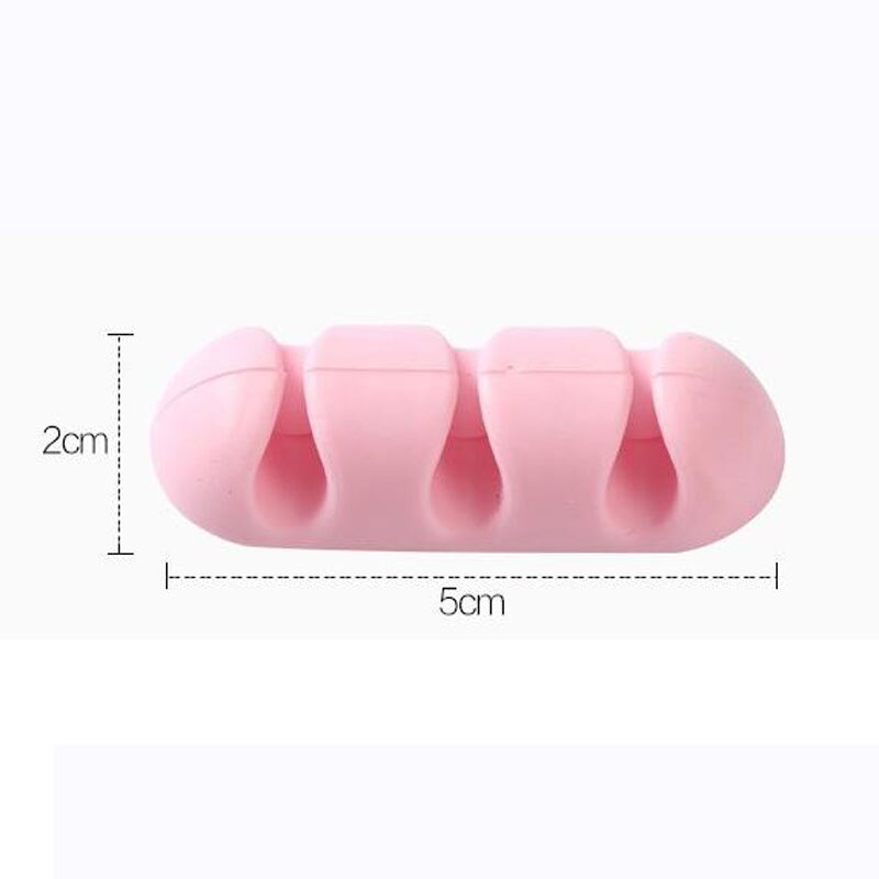 2Pcs Self-adhesion Wire Clip Organizer for Office Desk Cable Wire Holder Cable Winder Charger Cable Clip Protector