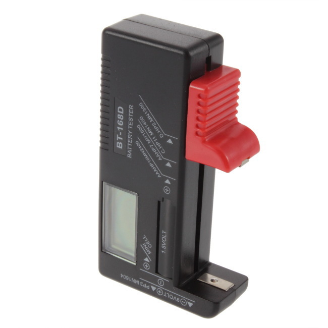 Batterie Tester Volt Prüfer für 9V 1,5 V und AA AAA Zelle Batterien Strom kapazität Meter