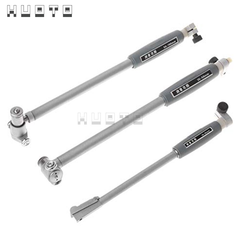 50-160mm Inner Diameter Gauge Measuring Rod + Probe Accessories Inner 10-18mm 18-35mm 35-50mm 10mm indicator Diameter Gauge Tool