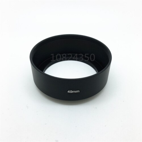 2in1 1 set 49mm Metalen Standaard Zonnekap 58mm Lensdop voor Sony 35/f1.855/1.8 50mm/1.8 standaard focus lens metalen hood