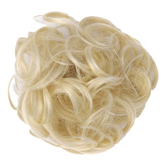 Hair Circle Wigs Synthetic Hair Ring Messy Wrap For Hair Extension Donut Curly Elastics Women Hairs Tail Ponytail Accessory