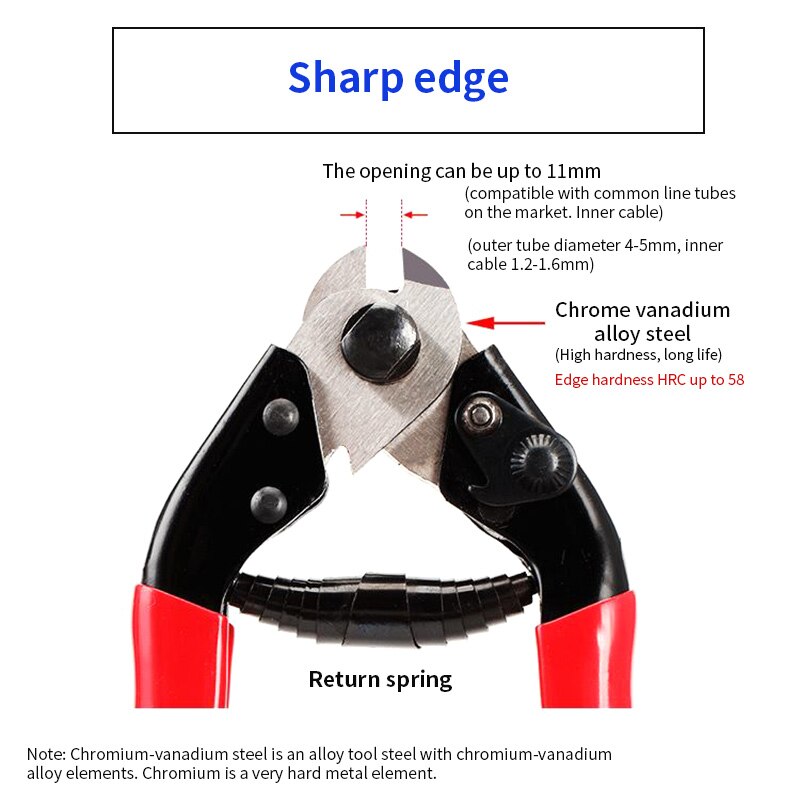 5 In 1 Fiets Mtb Bmx Fietsen Spoke Brake Wire Cable Cutter Repair Tool Bike Chain Cutter/Ketting removel/Bracket Remover