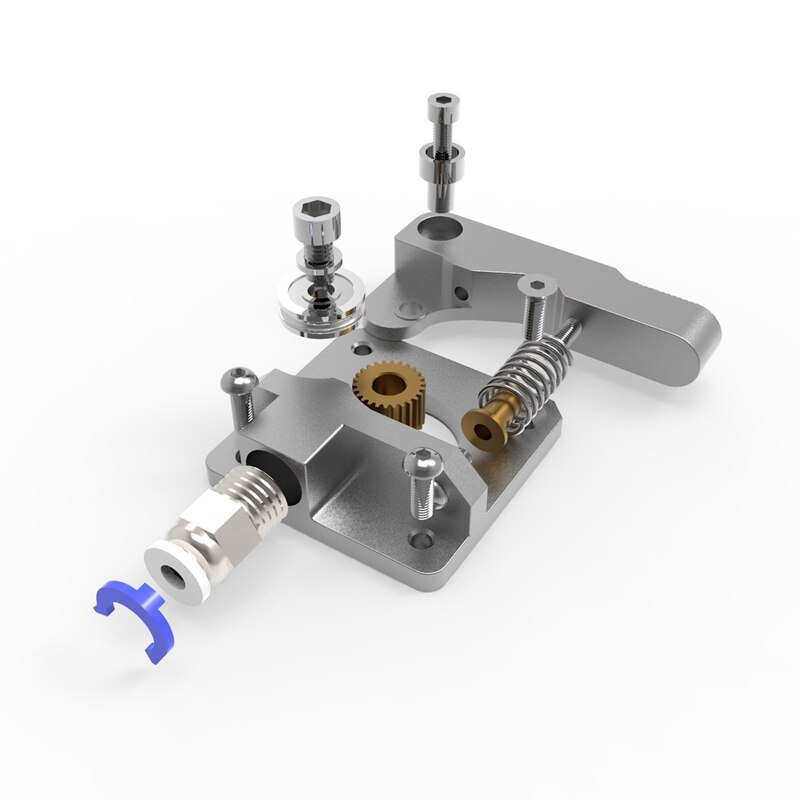 CR10-V2 Silber Grau Extrusion Mechanismus mit Einstellbar Elastizität für Creality 3D Drucker