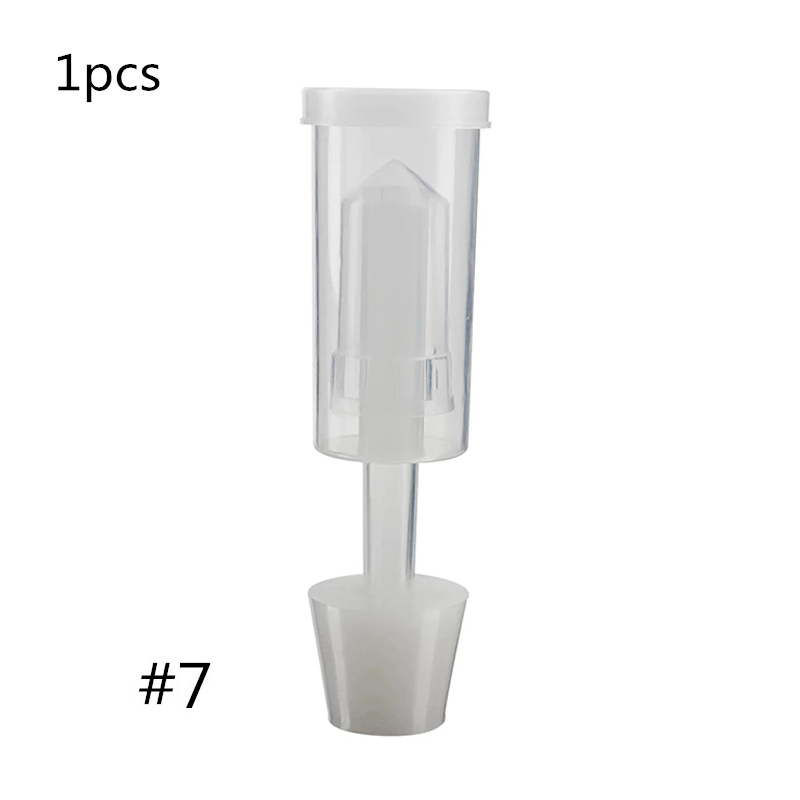 camera d'equilibrio in plastica impostato camera d'equilibrio per birra fatta in casa con occhielli in silicone Cilindro per birra Fermentor aria serratura Scarico unidirezionale sigillato ad acqua