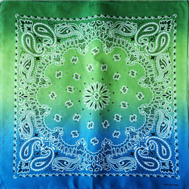 Pañuelo cuadrado de algodón para hombre y mujer, Bandana Unisex de estilo Hip Hop, banda para el pelo de Cachemira a la , bufanda para el cuello y la muñeca, pañuelo mágico: 27