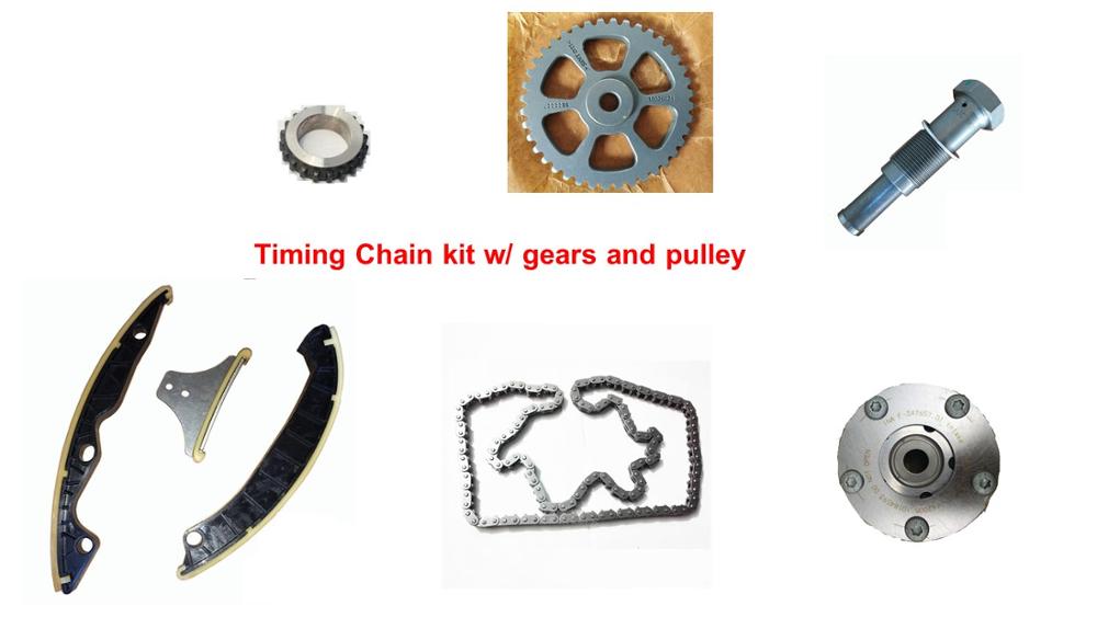 Primaire aandrijfkettingset met tandwielen en spanrol voor chinese sai c mg3 5 roewe, 350 1.5l auto, motor, onderdeel 10025619