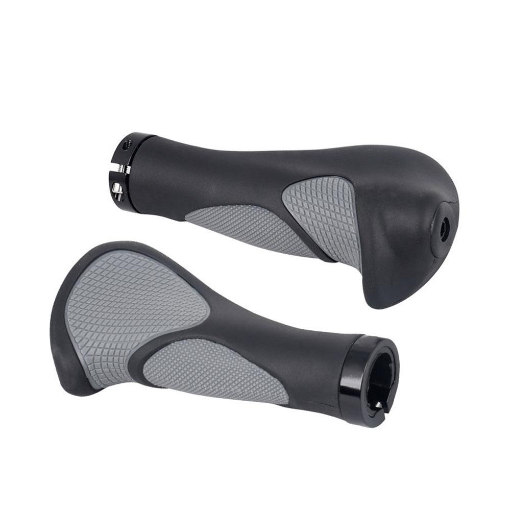 Poignées de vélo corne en caoutchouc forme confort ergonomie poignée de guidon antidérapante pour vtt BMX cyclisme: B