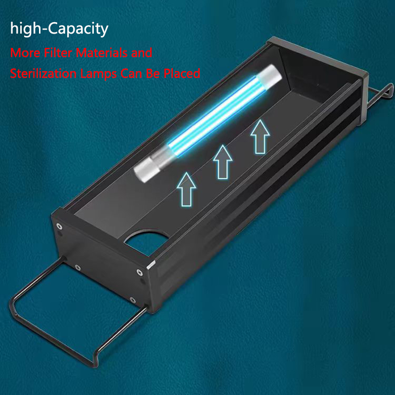 Caja de goteo para pecera, accesorios de Base, soporte para caja de filtro de acuario, placa inferior de filtro superior para filtro, caja de goteo para acuario