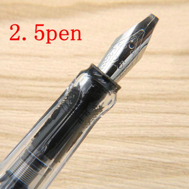 Parallel Calligraphy Fountain Pen Transparent Art Ink pen Gothic Arabic Nib Excellent Writing For Business Office Supplies: 2.5mm