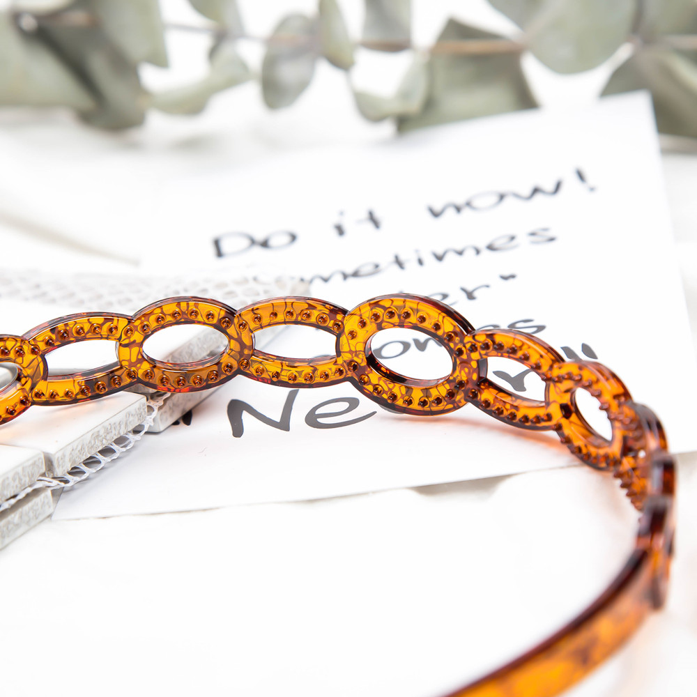 Elastic Waterproof Hairbands Toothed Hair Hoop for Adults Big Washing Face Wide Shatterproof Plastic Headband