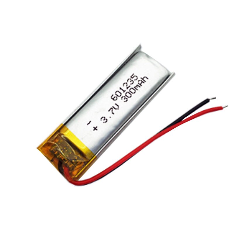 3.7V 300Mah 601235 Lithium Polymer Oplaadbare Batterij Voor MP3 Dvc Dvr Gps Bluetooth Headset Rijden Recorder Li-po Ion Cellen